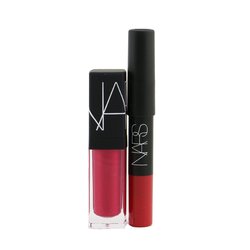 娜斯 Explicit Color Lip Duo (1x Velvet Matte Lip Pencil, 1x Lip Tint) - # Dragon Girl 2pcs