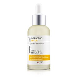 SNP Lab+ Everlasting Dry Oil - Nutrition & Moisture (For All Skin Types) (Exp. Date 06/2021) 50ml/1.69oz
