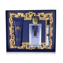 Dolce & Gabbana K Coffret : Eau De Toilette Spray 100ml/3.3oz + Eau De Toilette 10ml0.33oz + After Shave Balm 75ml/2.5oz 3pcs