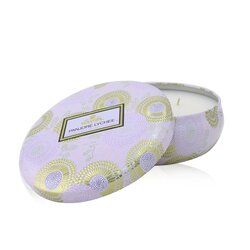 Voluspa Vela de Estaño Decorativa de 3 Mechas - Panjore Lychee 340g/12oz