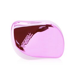Tangle Teezer Compact Styler On-The-Go Detangling Hair Brush - # Baby Pink Chrome 1pc