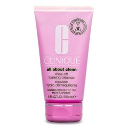 Clinique All About Clean Rinse-Off Foaming Cleanser - For Combination Oily to Oily Skin 150ml/5oz