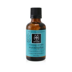Apivita Massage Oil With Eucalyptus (Box Slightly Damaged) 50ml/1.7oz