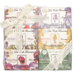 Nesti Dante Dei Colli Fiorentini Gift Set (#Exhilarating Papavero, #Sensual Iris, #Relaxing Lavanda, #Passional Ginestra, #Romantic Violetta, #Regenerating Cipresso) 6x150g/5.3oz