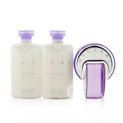 寶格麗 Omnia Amethyste Coffret: Eau De Toilette Spray 65ml/2.2oz + 2xBody Lotion 75ml/2.5oz + Pouch 3pcs+Pouch