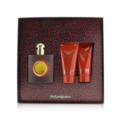 Yves Saint Laurent Opium Coffret: Eau De Toilette Spray 50ml/1.6oz +Body Moisturizer 50ml/1.6oz + Luscious Shower Gel 50ml/1.6oz 3pcs
