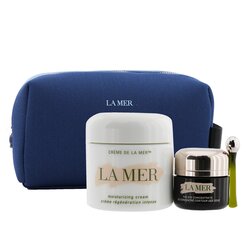 La Mer The Perfect Pair Set: Moisturizing Cream 60ml + Eye Concentrate 15ml + Bag (Unboxed) 2pcs+1bag