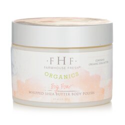 Farmhouse Fresh Organic Whipped Shea Butter Body Polish - Big Bare 237g/8oz