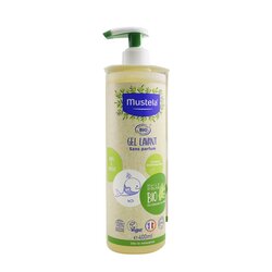 Mustela Organic Cleansing Gel with Olive Oil - Fragrance Free 400ml/15.32oz