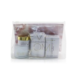 Eve Lom Colección Esenciales de Viaje: Limpiador 20ml + Crema de Hidratación 8ml + Time Retreat Radiance Esencia 10ml + Toalla 4pcs