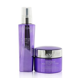 לנקום Renergie Multi-Lift Ultra Set: Renergie Multi-Lift Ultra Full Spectrum Cream - 50ml/1.7oz + Renergie Multi-Lift Ultra Full Spectrum Serum - 50ml/1.7oz סט של קרם וסרום 2pcs