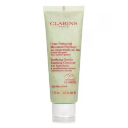 Clarins Purifying Gentle Foaming Cleanser with Alpine Herbs & Meadowsweet Extracts - Combination to Oily Skin 125ml/4.2oz