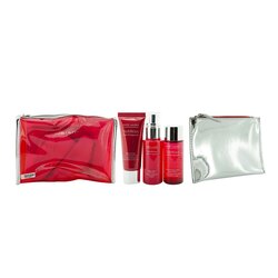 Estee Lauder Nutritious Super-Pomegranate Radiant Travel Set: Milky Lotion 30ml+ Energy Lotion Intense Moist 30ml+ Cleansing Foam 30ml+... 3pcs+2bags