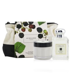 祖.馬龍 Blackberry & Bay Travel Kit: Cologne Spray 50ml/1.7oz + Body Cream 50ml/1.7oz + Pouch 2pcs+Pouch