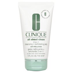 Clinique All About Clean Gelatina 2-En-1 Limpiadora + Exfoliante 150ml/5oz