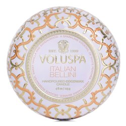Voluspa شمع قصديري مزخرف - Italian Bellini 113g/4oz