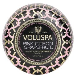 Voluspa Mini Tin Candle - Pink Citron Grapefruit 113g/4oz