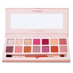 Sigma Beauty Cor De Rosa Eyeshadow Palette (14x Eyeshadow + 1x Dual Ended Brush) 15.15g/0.53oz