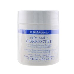DERMAdoctor Calm Cool + Corrected 1% Colloidal Oatmeal Eczema + Dermatitis Clinical Repair Balm באלם לתיקון העור 177.44ml/6oz