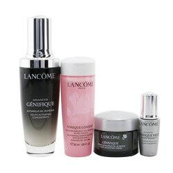 Lancome Set My Youthful Radiance Routine: Genifique Avanzado 50ml + Tonique Confort 50ml + Suero de Ojos 5ml + Crema de Día 15ml 4pcs