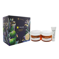 Decleor Set Mission Glow Green Mandarin: Crema Besada por el Sol 50ml + Mascarilla Exfoliante 50ml + Antidote Concentrado Avanzado 10ml 3pcs
