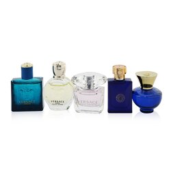 Versace Miniature Coffret: Eros PH EDT, Eros PF EDT, Bright Crystal EDT + Dylan Blue PH EDT + Dylan Blue PF EDP 5x5ml/0.17oz