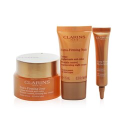 クラランス Extra-Firming Collection: Day Cream 50ml+ Night Cream 15ml+ Phyto-Serum 10ml+ Bag 3pcs+1bag