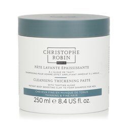 Christophe Robin Cleansing Thickening Paste with Tahitian Algae For Men (Instant Body Boosting Clay to Foam Shampoo) - Thinning & Fine Hair 250ml/8.4oz
