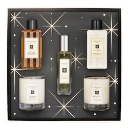 Jo Malone House Of Jo Malone Coffret: Lime Basil & Mandarin Cologne Spray + Peony & Blush Suede Body & Jabón de Manos + Blackberry Bay Body & Loción de Manos + English Pear & Freesia Scented Candle + Pomegranate Noir Scented Candle 5pcs