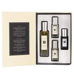 Jo Malone White Moss & Snowdrop Scent Pairing Collection: White Moss & Snowdrop Cologne Spray 30ml + English Pear & Freesia 9ml + Blackberry & Bay 9ml + Myrrh & Tonka 9ml 4pcs