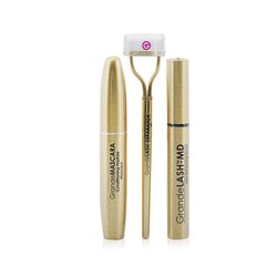 Grande Cosmetics (GrandeLash) Bring Your Own Lashes Set: (GrandeLASH MD 2ml + GrandeMASCARA 5.6g + GrandeLASH Separator) (Box Slightly Damaged) 3pcs