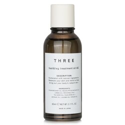 THREE زيت معالج للقدم والساق AC 80ml/2.7oz