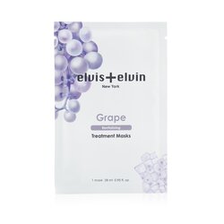Elvis + Elvin Revitalizing Treatment Masks - Grape 4x28ml/0.95oz