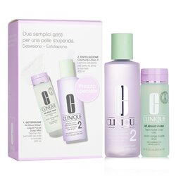 Clinique Clarifying Lotion 2 Set: Clarifyin/g Lotion 2 400ml+ All About Clean Liquid Facial Soap Mild 200ml 2pcs