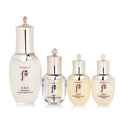 Whoo (The History Of Whoo) Cheongidan Illuminating Regenerating Essence Special Set: Essence 50ml+ Balancer 25ml+ Emulsion 25ml... (Exp. Date: 03/2023) 4pcs