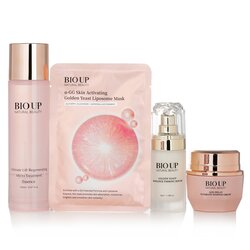 Natural Beauty College set: Bio Up Essence Cream 50g + Firming Serum 40 ml + Treatment Essence 150ml + Golden Yeast Liposome Mask 5x25ml 4pcs