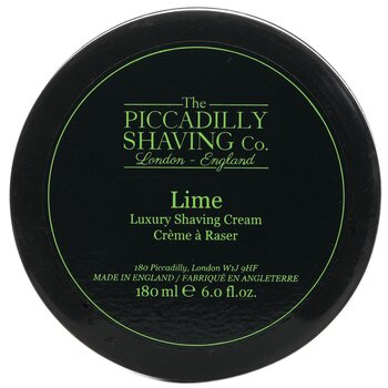The Piccadilly Shaving Co. Lime Luxury Shaving Cream 180g/6oz