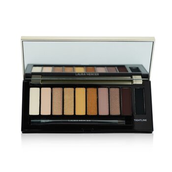 Laura Mercier Signature Eye Palette (9x Eye Colour, 1x Eyeliner, 1x Brush) 10x1g/0.35oz