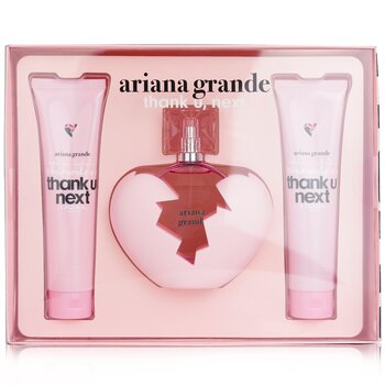 Ariana Grande Thank U Next Coffret: Eau De Parfum Spray 100ml/3.4oz + Body Souffle 100ml/3.4oz + Bath And Shower Gel 100ml/3.4oz 3pcs