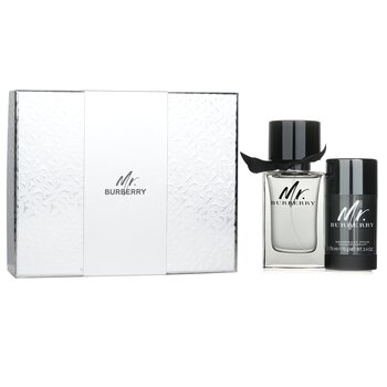 Burberry Mr. Burberry Coffret: Eau De Toilette Spray 100ml/3.3oz + Deodorant Stick 70g/2.4oz 2pcs