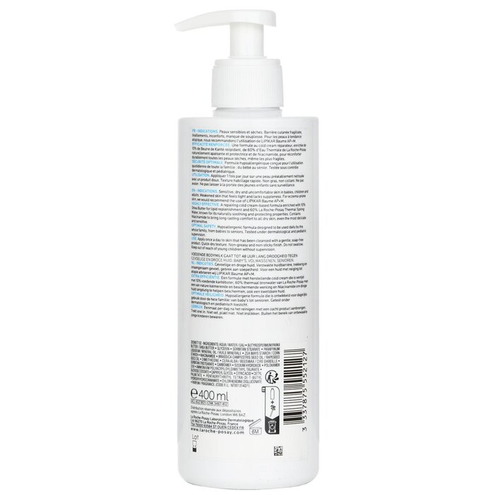 La Roche Posay Lipikar Lait Lipid-Replenishing Body Milk (Severely Dry Skin)(Random Packaging) 400ml/13.5ozProduct Thumbnail