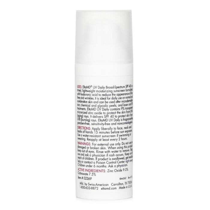 EltaMD UV Daily Moisturizing Facial Sunscreen SPF 40 - For Normal, Combination & Post-Procedure Skin - Tinted 48g/1.7ozProduct Thumbnail