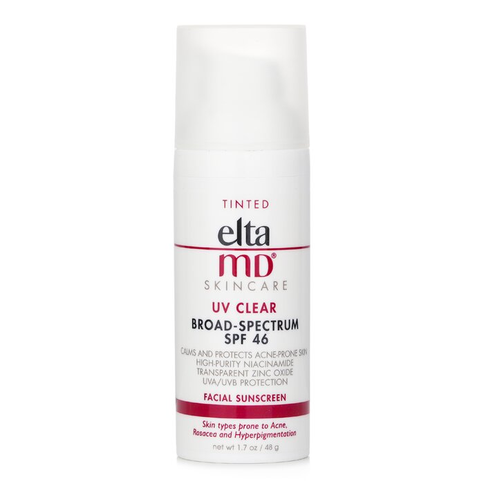 EltaMD UV Clear Facial Sunscreen SPF 46 - For Skin Types Prone To Acne, Rosacea & Hyperpigmentation - Tinted 48g/1.7ozProduct Thumbnail