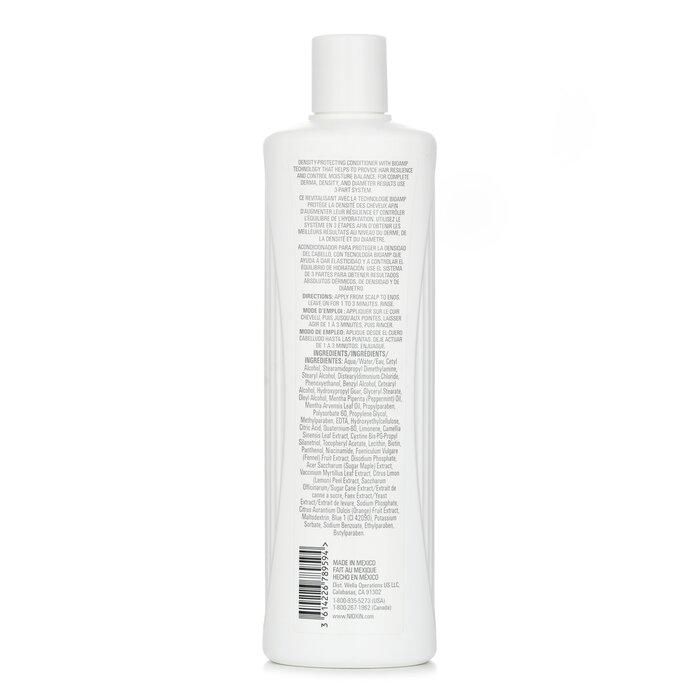 Nioxin Density System 4 Scalp + Hair Conditioner (Colored Hair, Progressed Thinning, Color Safe) 500ml/16.9ozProduct Thumbnail