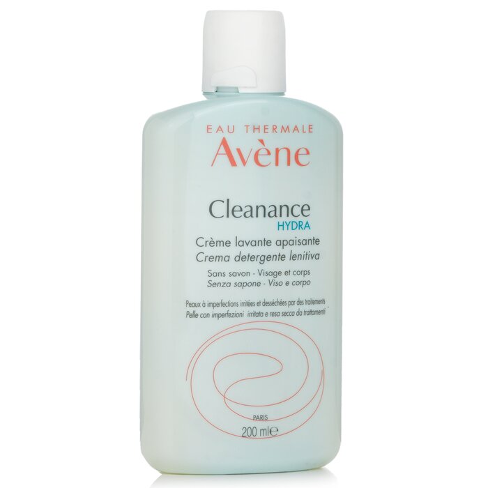 Avene Cleanance HYDRA Łagodzący Krem Oczyszczający - Do Skóry Zanieczyszczonej Pozostawionej Przesuszonej I Podrażnionej Zabiegami 200ml/6.7ozProduct Thumbnail