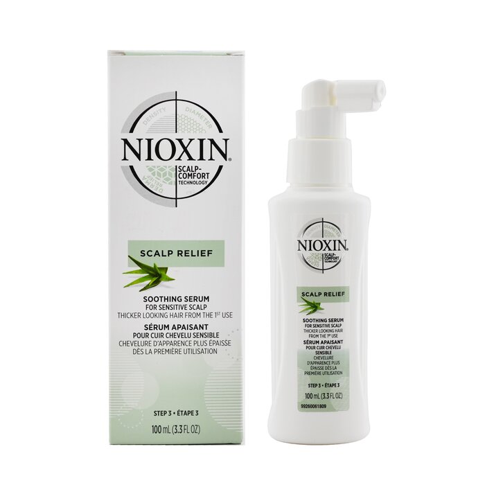 Nioxin Scalp Relief Soothing Serum (For Sensitive Scalp) (Random Packaging) 100ml/3.3ozProduct Thumbnail
