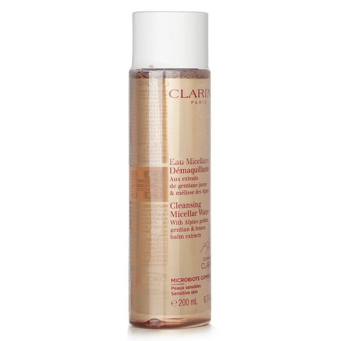 Clarins Cleansing Micellar Water with Alpine Golden Gentian & Lemon Balm Extracts - Sensitive Skin(Random Packaging) 200ml/6.7ozProduct Thumbnail