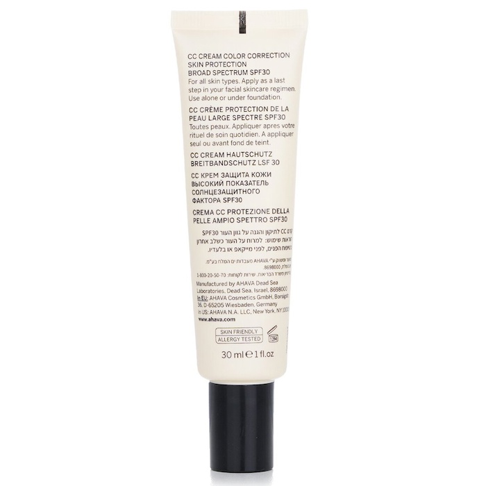 Ahava CC Cream Color Correction SPF 30 30ml/1ozProduct Thumbnail