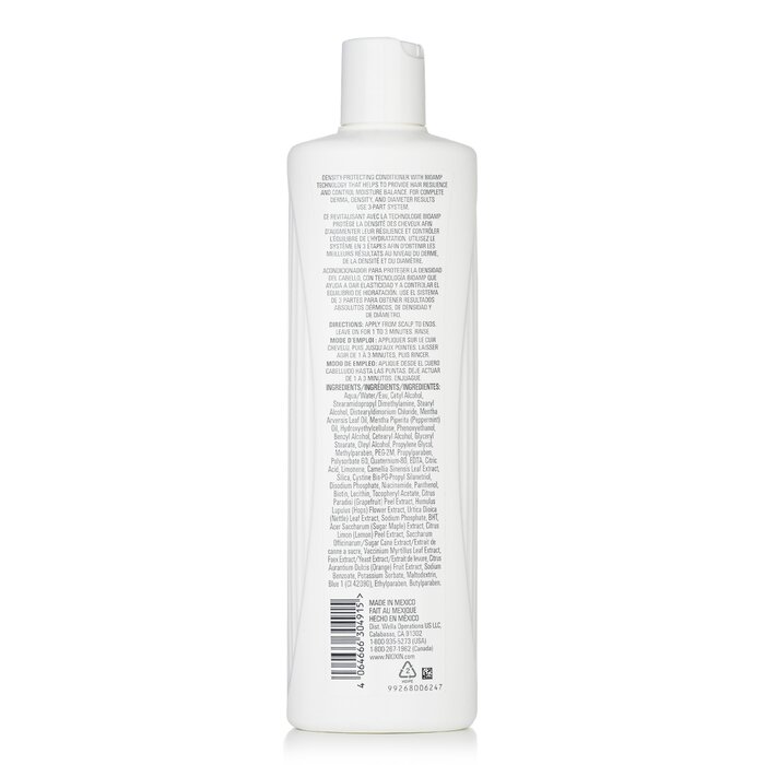 Nioxin Density System 1 Scalp Therapy Conditioner (Natural Hair, Light Thinning)(Random Packaging) 500ml/16.9ozProduct Thumbnail