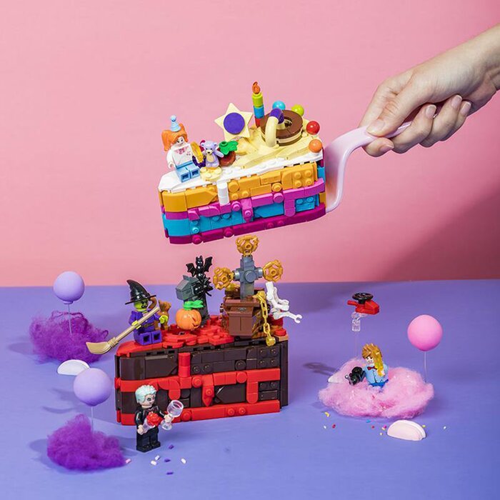 Pantasy Birthday Cake Series - Cute Birthday Cake Building Bricks Set 11x9x13cmProduct Thumbnail